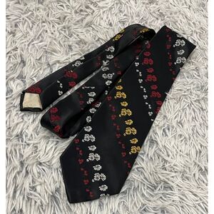 Men's floral neck tie‎ classic length